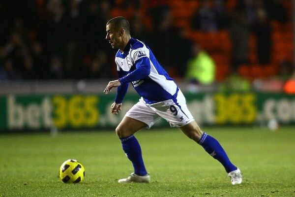 Kevin Phillips Scores the Winning Goal for Birmingham City Against Blackpool in the Barclays Premier League (04-01-2011, Bloomfield Road)