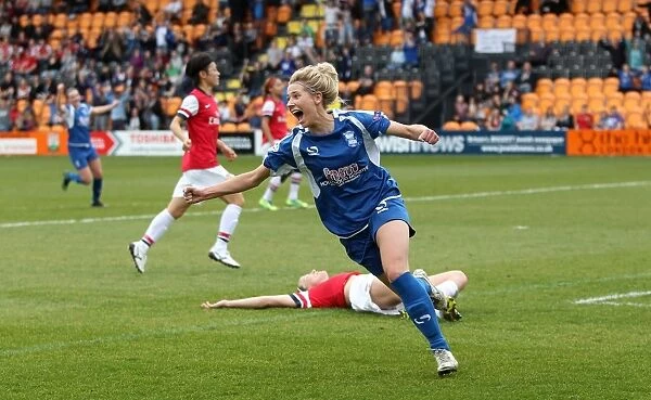 Kirsty Linnett Scores Opening Goal: Birmingham City vs. Arsenal, UEFA Women's Champions League Quarterfinal