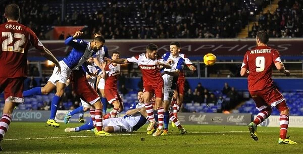 Kyle Bartley Scores His Second Goal: Birmingham City vs. Middlesbrough (Sky Bet Championship)