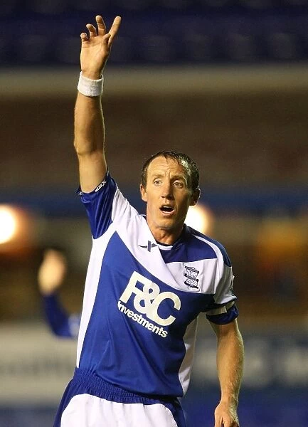 Lee Bowyer in Action: Birmingham City vs Rochdale, Carling Cup Second Round, 2010