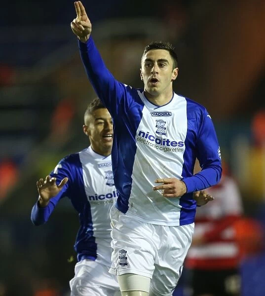 Lee Novak Scores the Dramatic Winning Goal for Birmingham City against Doncaster Rovers in Sky Bet Championship