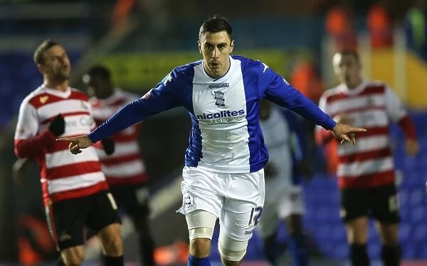 Lee Novak Scores First Goal for Birmingham City Against Doncaster Rovers in Sky Bet Championship (December 3, 2013)