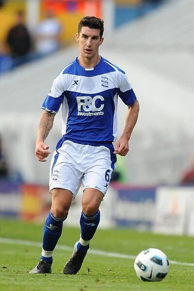 Liam Ridgewell: In Action for Birmingham City vs Wigan Athletic, Barclays Premier League (September 25, 2010, St. Andrew's)
