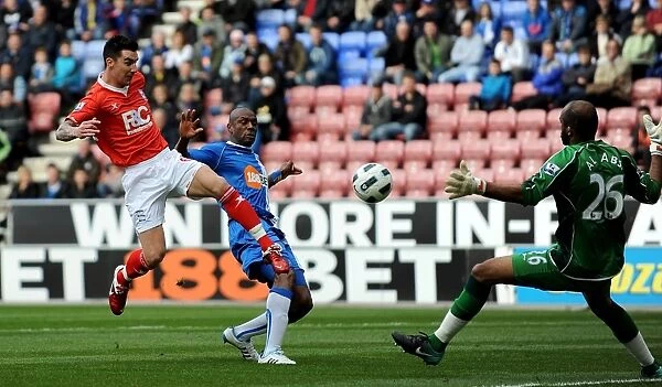 Liam Ridgewell Scores Birmingham City's Historic Goal Against Wigan Athletic in Premier League (19-03-2011)