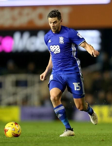 Lukas Jutkiewicz in Action: Birmingham City vs Brighton and Hove Albion (Sky Bet Championship, St. Andrew's)