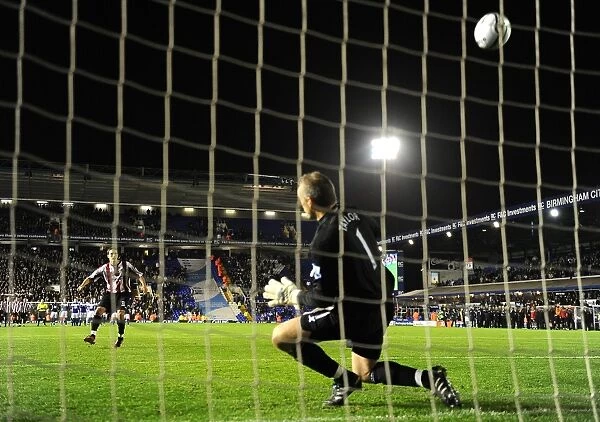 Maik Taylor Saves Penalty from Craig Woodman (Carling Cup 2011): Birmingham City's Goalkeeper Denies Brentford