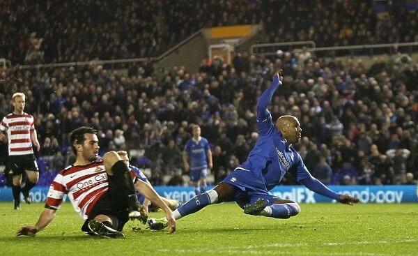 Marlon King scores the equaliser against Doncaster Rovers