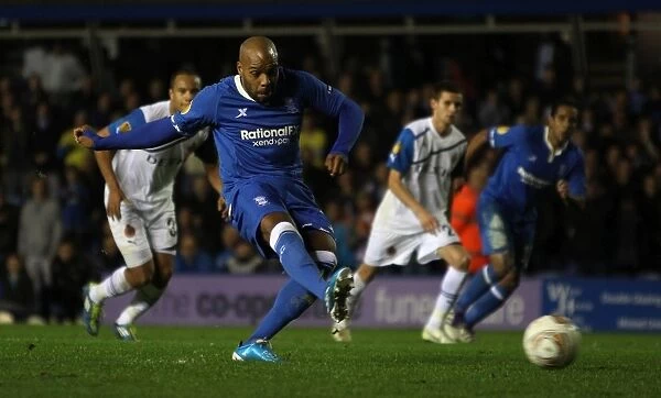 Marlon King Scores Penalty: Birmingham City's Europa League Victory Over Club Brugge (03-11-2011, Group H)