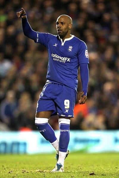 Marlon King's Determined Performance: Birmingham City vs. Chelsea FA Cup Fifth Round Replay (07-03-2012)