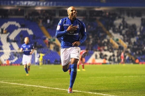 Marlon King's Double: Birmingham City's Victory Over Middlesbrough in Npower Championship (St. Andrew's - 30-11-2012)