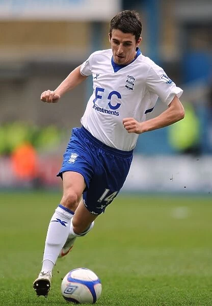 Matt Derbyshire in Action for Birmingham City against Millwall in FA Cup Round 3 (08-01-2011)