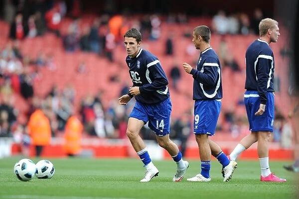 Matt Derbyshire vs. Arsenal: A Fierce Face-Off in the Barclays Premier League (16-10-2010)