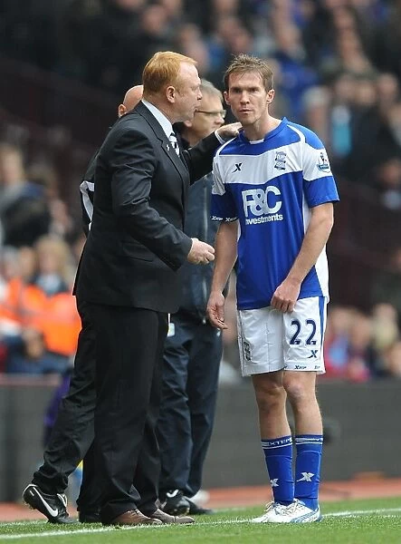 McLeish Gives Instructions to Hleb: Birmingham City vs. Aston Villa, Barclays Premier League (October 31, 2010)