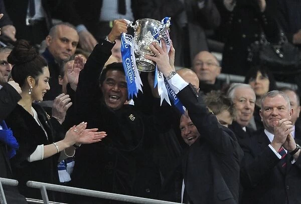 McLeish and Yeung: Birmingham City FC's Carling Cup Victory Celebration at Wembley Stadium