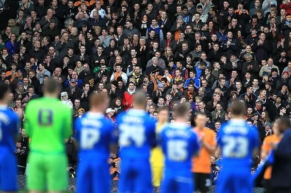In Memory of Gary Ablett: A Moment of Silence at Birmingham City vs. Wolverhampton Wanderers (FA Cup Third Round, 2012)