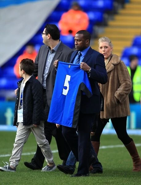 Michael Johnson Pays Tribute to Late Teammate Gary Ablett with Number 5 Shirt during FA Cup Match vs. Wolverhampton Wanderers (January 7, 2012)