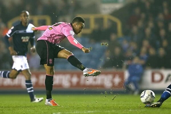 Nathan Redmond in Action: Birmingham City vs Millwall, Npower Championship Soccer Match