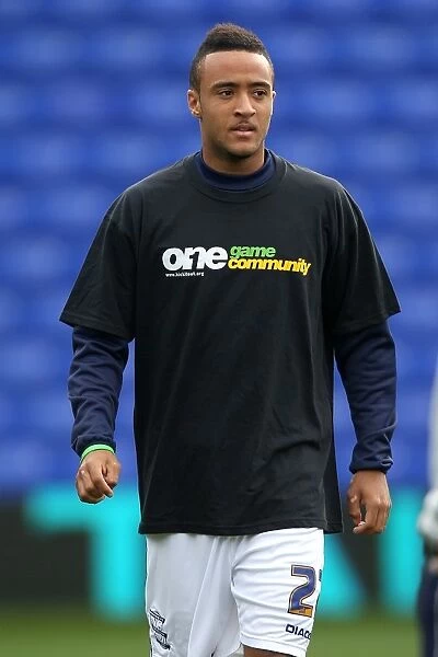 Nathan Redmond Leads Birmingham City Against Racism: One Game, Kick It Out Campaign (2010-10-20 vs Leicester City)