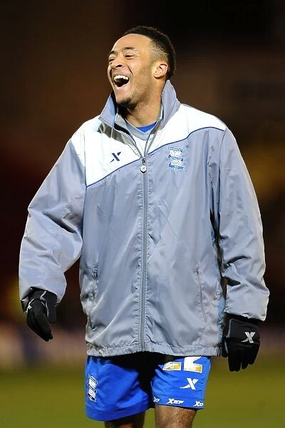 Nathan Redmond's Intense Focus: Pre-Match Training with Birmingham City FC at Barnsley's Oakwell Stadium (21-02-2012)