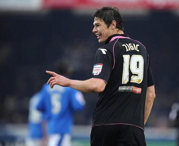 Nikola Zigic in Action: Birmingham City vs. Peterborough United, Npower Championship (23-02-2013)