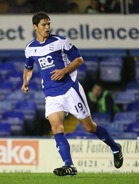 Nikola Zigic Scores the Game-Winning Goal: Birmingham City FC Advances in Carling Cup Against Rochdale (26-08-2010, St. Andrew's)