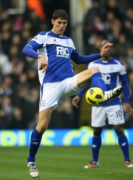 Nikola Zigic vs Chelsea: A Memorable Moment at St. Andrew's during Birmingham City FC's Barclays Premier League (2010-11)