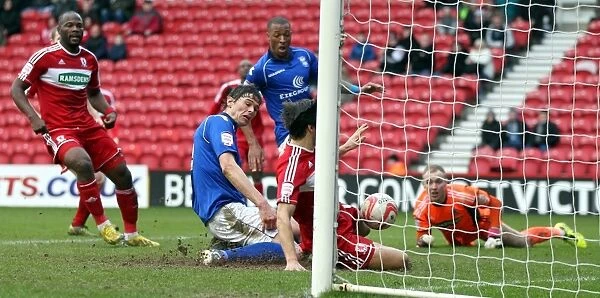 Nikola Zigic's Historic First Goal for Birmingham City: Middlesbrough vs. Birmingham City (16-03-2013)