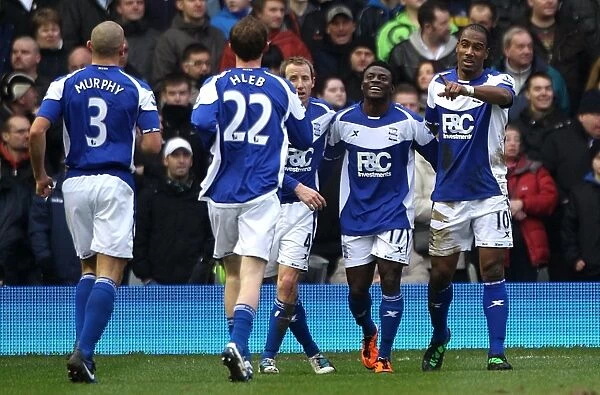 Obafemi Martins Scores His Second Goal: Birmingham City FC vs. Sheffield Wednesday (FA Cup Fifth Round, 2011)