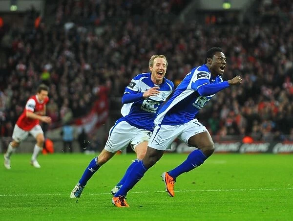 Obafemi Martins' Thrilling Winner: Birmingham City's Carling Cup Final Glory over Arsenal at Wembley