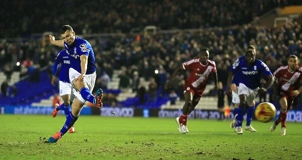 Paul Caddis Scores Birmingham City's Penalty Goal: Sky Bet Championship Clash Against Middlesbrough