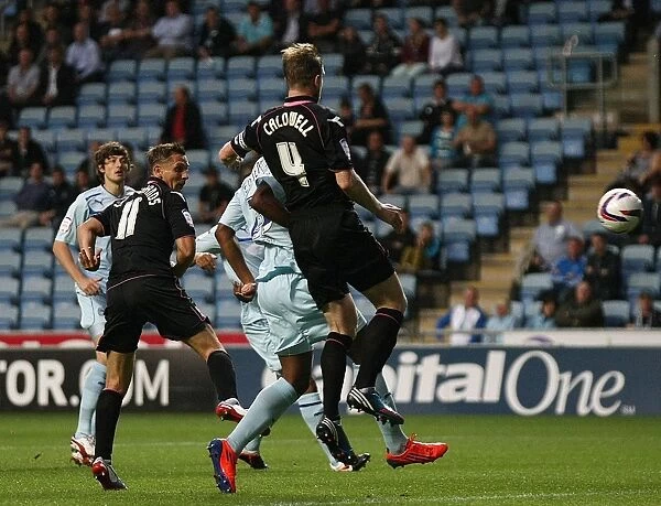 Peter Lovenkrands Scores the First Goal: Birmingham City vs. Coventry City, Capital One Cup Second Round, Ricoh Arena (August 28, 2012)