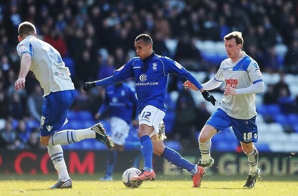 Ravel Morrison Charges Forward in Intense Birmingham City vs. Millwall Clash, Npower Championship