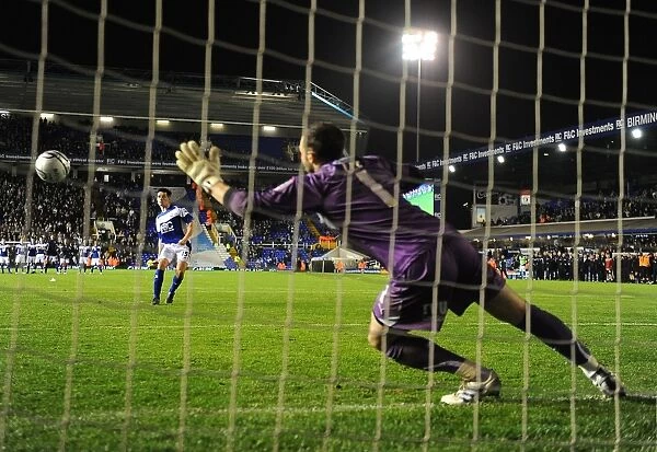 Scott Dann Scores the Third Penalty: Birmingham City's Victory Over Brentford in Carling Cup (2011)