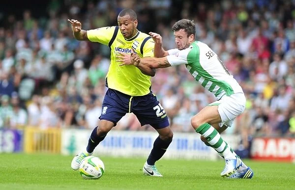 Seaborne vs. Green: A Battle of Intense Determination in the Sky Bet Championship Clash between Yeovil Town and Birmingham City