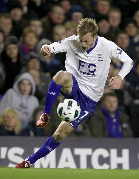 Sebastian Larsson in Action: Birmingham City vs. Everton, Barclays Premier League (09-03-2011)