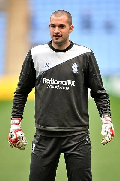 Showdown at Ricoh Arena: Boaz Myhill in Action for Birmingham City vs. Coventry City (Npower Championship, 10-03-2012)