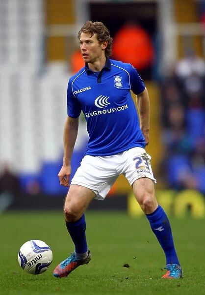 St. Andrew's Showdown: Jonathan Spector's Action-Packed Performance (Birmingham City vs. Derby County, Npower Championship, March 9, 2013)