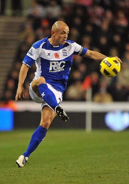 Stephen Carr in Action for Birmingham City against Stoke City (09-11-2010)