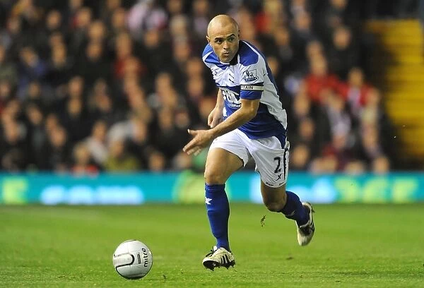 Stephen Carr in Action: Birmingham City vs Brentford, Carling Cup Fourth Round at St. Andrew's