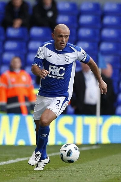 Stephen Carr in Action for Birmingham City vs. Wigan Athletic (25-09-2010) at St. Andrew's