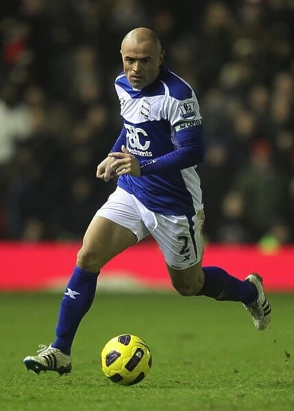 Stephen Carr in Action: Birmingham City vs Manchester United (12-28-2010)