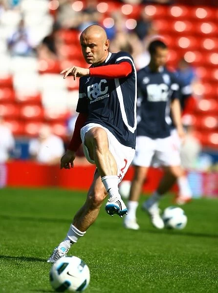 Stephen Carr in Action: Birmingham City vs. Blackburn Rovers, Barclays Premier League (09-04-2011, Ewood Park)