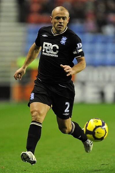 Stephen Carr in Action: Birmingham City vs. Wigan Athletic, Barclays Premier League (05-12-2009)