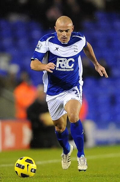 Stephen Carr in Action: Birmingham City vs Arsenal, Barclays Premier League (01-01-2011)