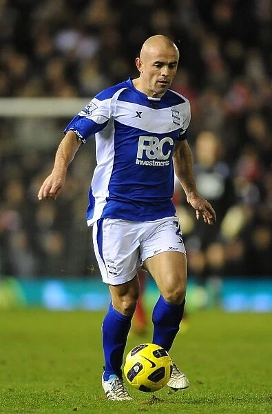 Stephen Carr in Action: Birmingham City vs Arsenal, Premier League (01-01-2011)