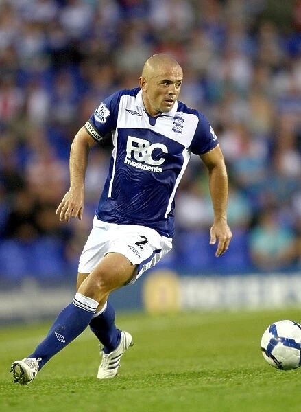 Stephen Carr in Action for Birmingham City vs Portsmouth (19-08-2009) at St. Andrew's