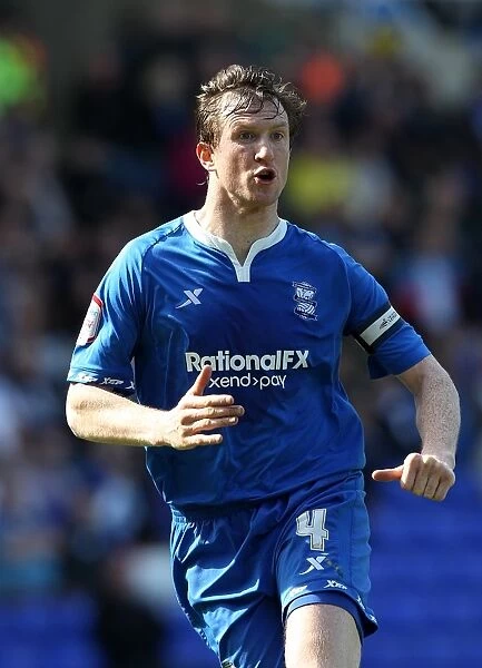 Steven Caldwell in Action for Birmingham City Against Cardiff City (25-03-2012, St. Andrew's)