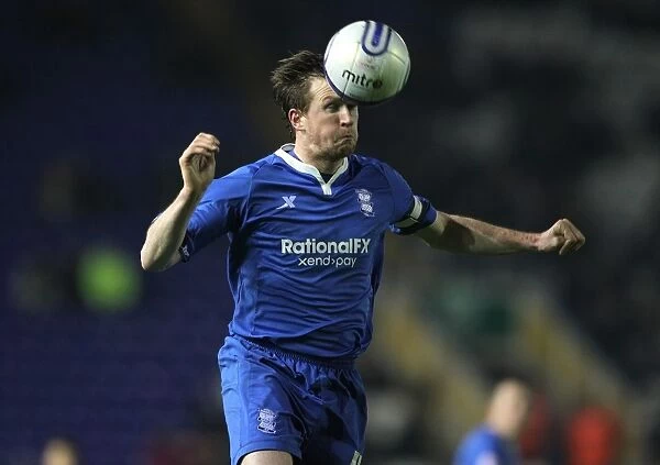 Steven Caldwell in Action: Birmingham City vs Portsmouth, Championship 2012 (07-02-2012, St. Andrew's)