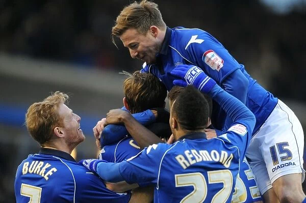 Steven Caldwell's Game-Winning Goal: Birmingham City's Triumph Over Brighton and Hove Albion (Npower Championship, January 19, 2013)