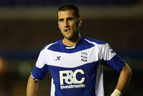 Stuart Parnaby in Action: Birmingham City vs Milton Keynes Dons, Carling Cup Third Round (21-09-2010)